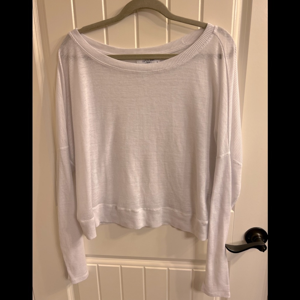 CJLA Skylar long sleeve waffle tee